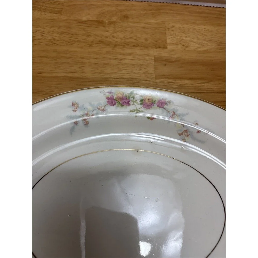 Vintage Harker Sweetheart Rose (Gold Verge) 12